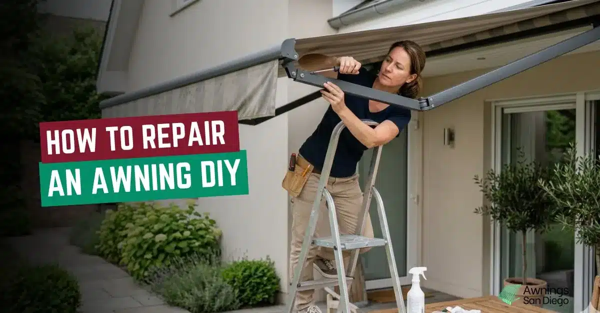 How to Repair an Awning DIY