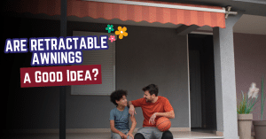 Retractable awning providing shade and comfort in an outdoor space giving showcases about are retractable awnings a good idea.