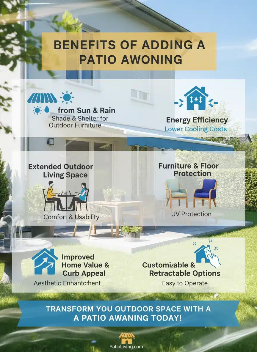 Benefits оf Adding a Patio Awning