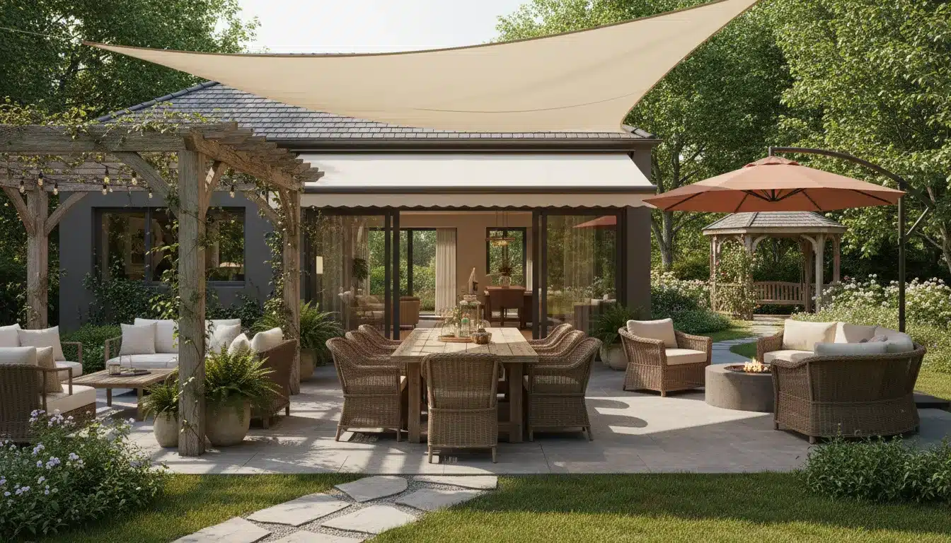 aPatio Shade Ideas For Living Outside