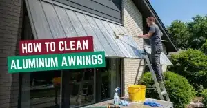 How to Clean Aluminum Awnings
