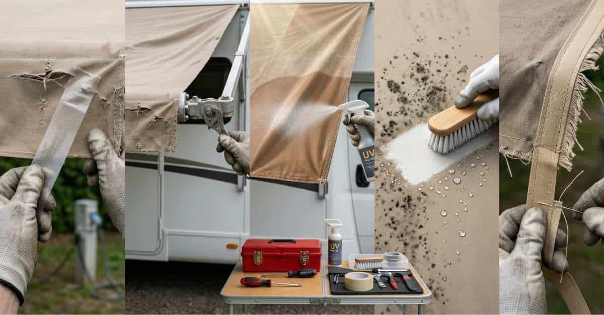 Common Camper Awning Fabric Issues & Easy Fixes You Can Do Yourself