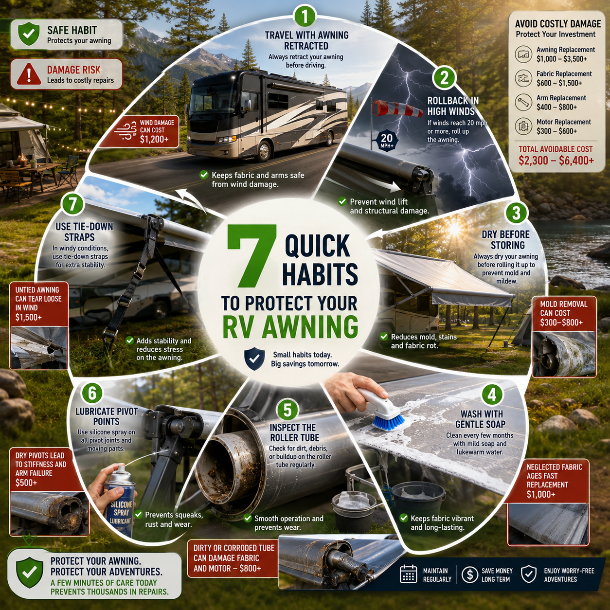 Tips to Prevent RV Awning Damage