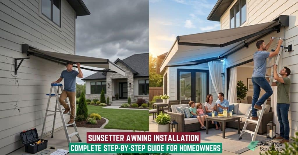 SunSetter Awning Installation